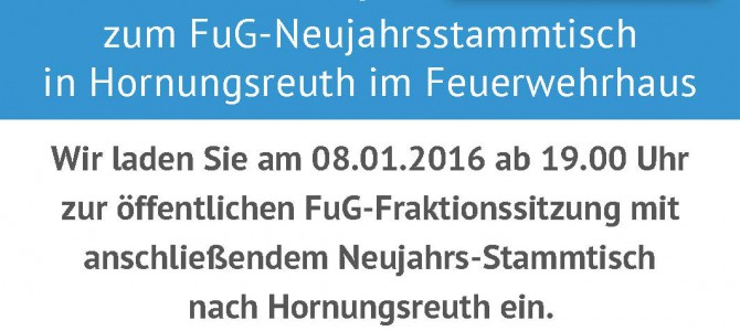 FuG Stammtisch am 08.01.2016