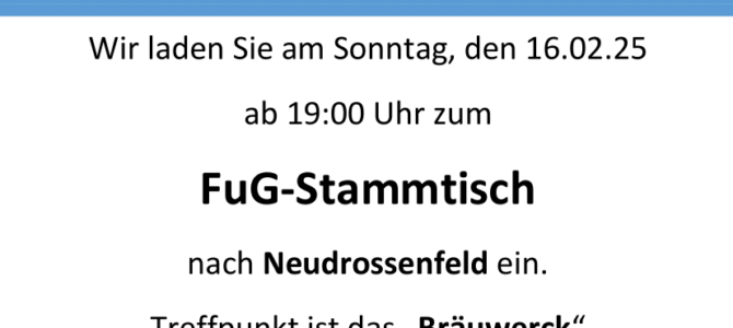 FuG-Stammtisch im Bräuwerck