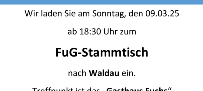 FuG-Stammtisch in Waldau FuG-Stammtisch in Waldau
