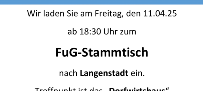 FuG-Stammtisch in Langenstadt