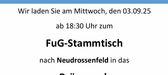 Stammtisch in Neudrossenfeld